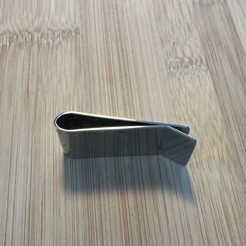 Cartier Authentic Silver Monogram Money Clip